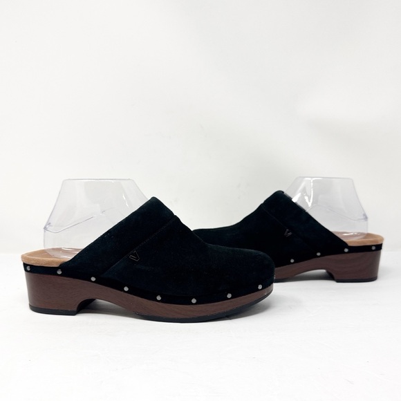 Vionic Kacie Suede Comfort Clogs Black Size 9 - Picture 10 of 10